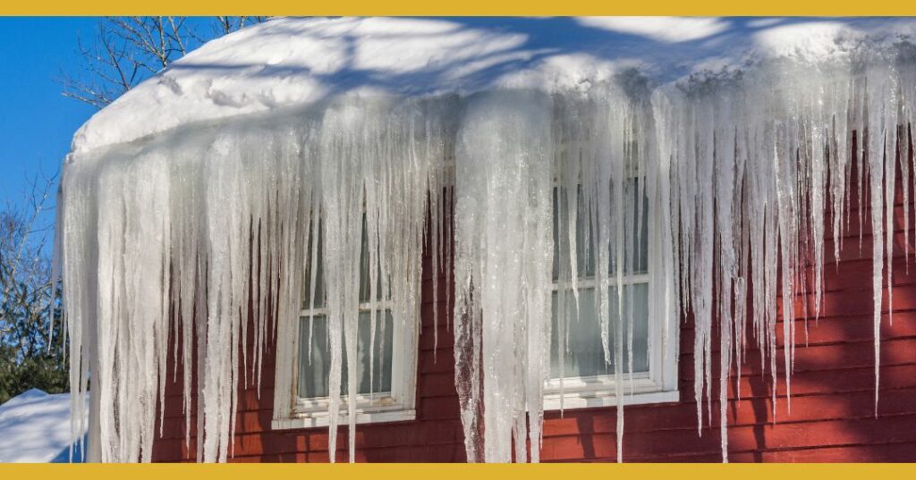 ice dam house roof